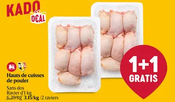 Offre: Hauts de cuisses de poulet