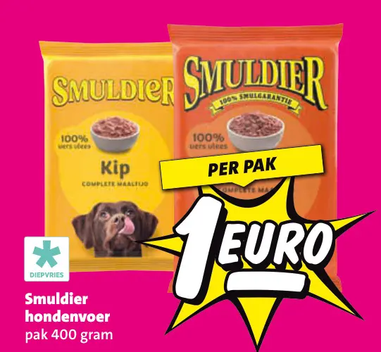 Aanbieding: Smuldier hondenvoer