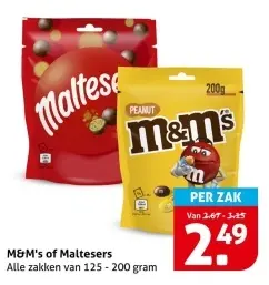 Aanbieding: M&M's of Maltesers