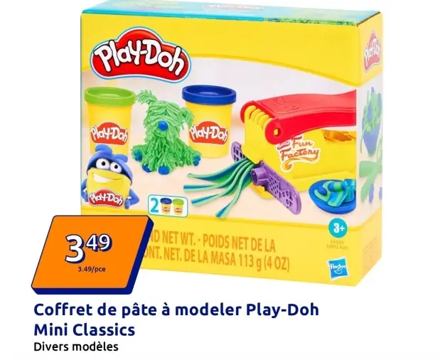 Offre: Coffret de pâte à modeler Play-Doh Mini Classics