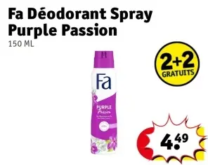 Offre: Fa Déodorant Spray Purple Passion