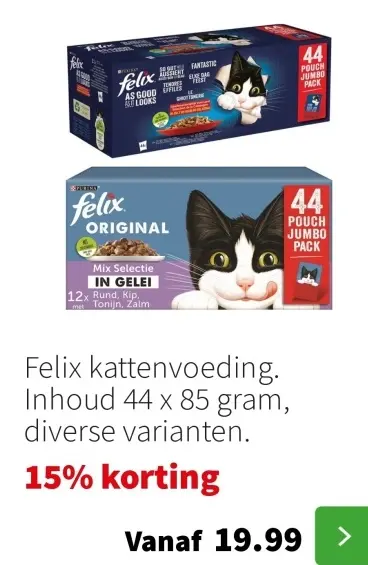 Aanbieding: Felix kattenvoeding