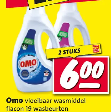 Aanbieding: Omo vloeibaar wasmiddel