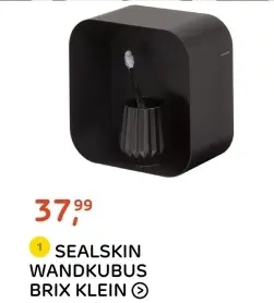 Aanbieding: SEALSKIN WANDKUBUS BRIX KLEIN