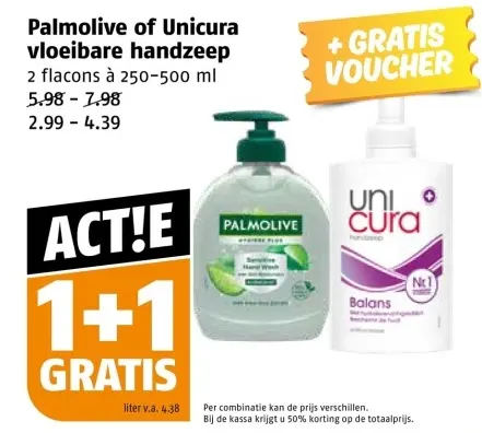 Aanbieding: vloeibare handzeep