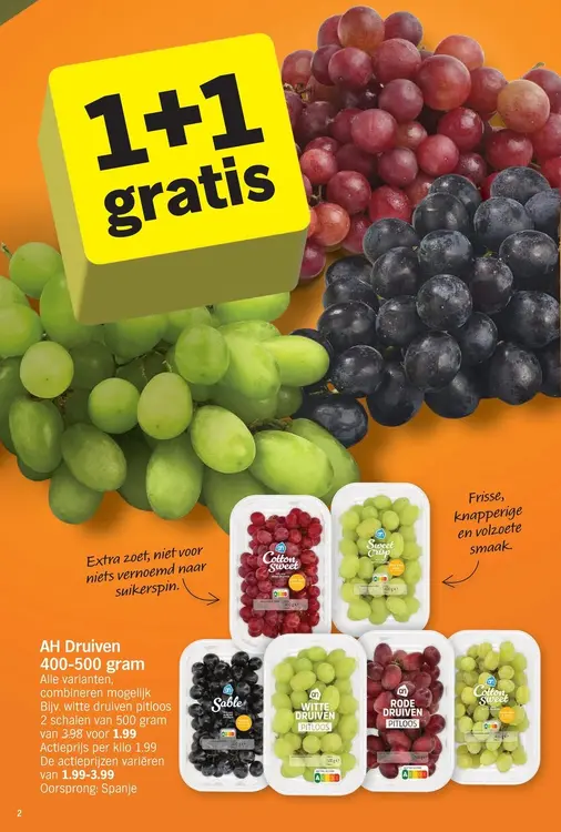 Promotie: Druiven