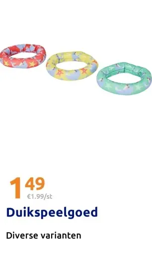 Aanbieding: Duikspeelgoed