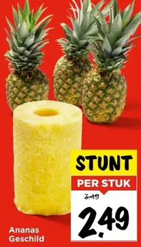 Aanbieding: Ananas Geschild