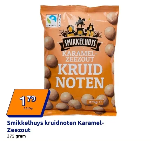 Aanbieding: kruidnoten Karamel-Zeezout