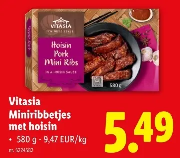 Promotie: Miniribbetjes met hoisin