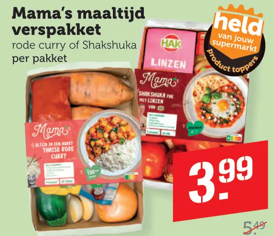 Aanbieding: Mama's maaltijd verspakket