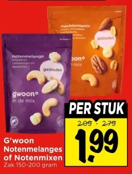 Aanbieding: Notenmelanges of Notenmixen