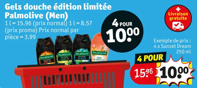 Offre: Gels douche édition limitée