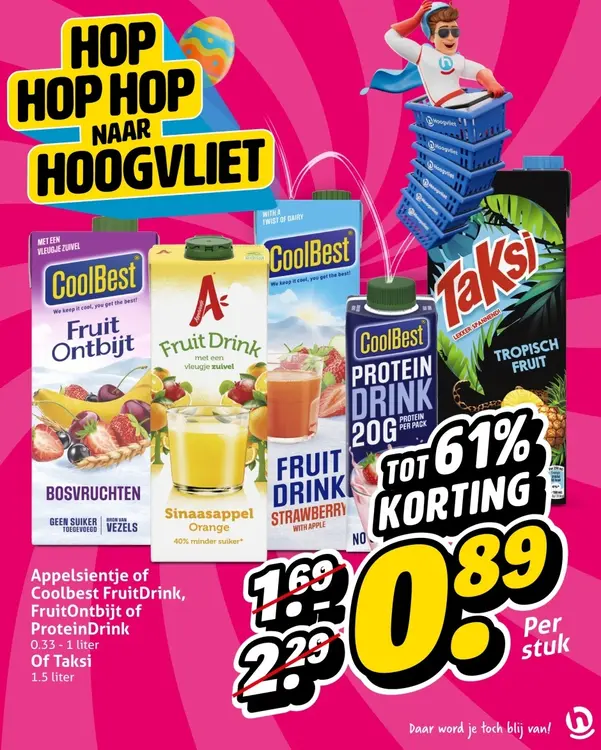 Aanbieding: Appelsientje of Coolbest FruitDrink, FruitOntbijt of ProteinDrink