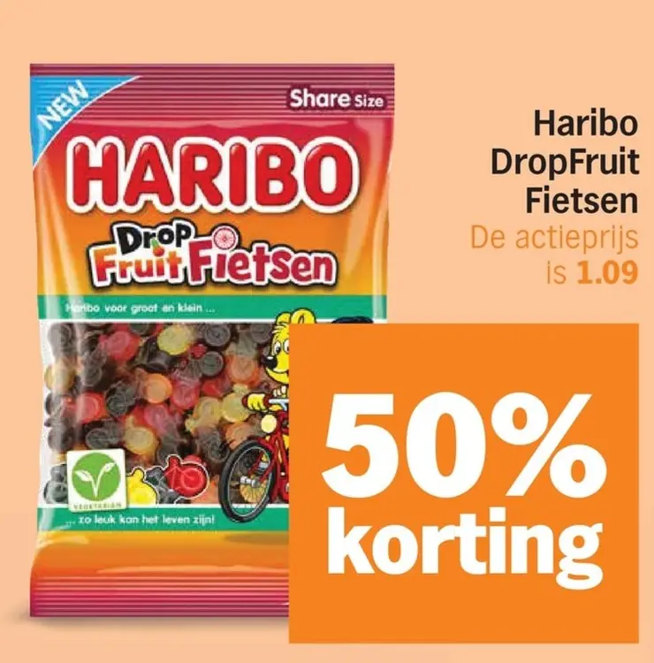 Aanbieding: Haribo DropFruit Fietsen