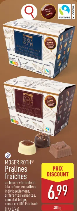 Offre: Pralines fraîches