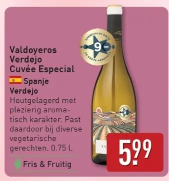Aanbieding: Valdoyeros Verdejo Cuvée Especial
