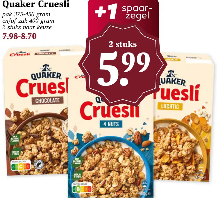 Aanbieding: Cruesli