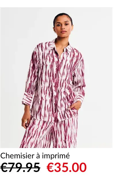 Offre: Chemisier à imprimé