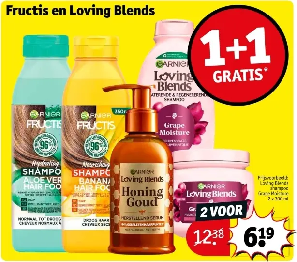 Aanbieding: Fructis en Loving Blends