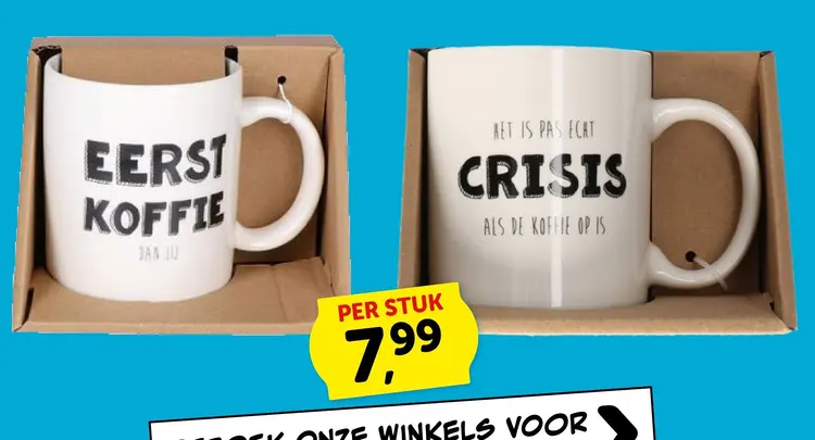 Aanbieding: Mokken en Cadeausets