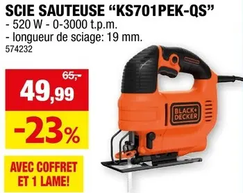 Offre: Scie sauteuse "KS701PEK-QS"