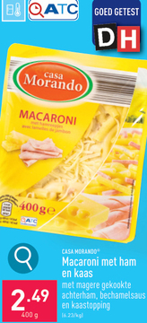 Aanbieding: Macaroni met hamreepjes