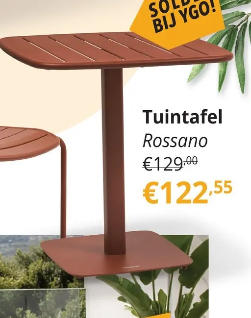 Promotie: Tuintafel Rossano