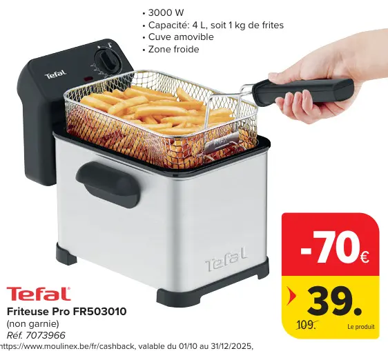 Offre: Friteuse Pro FR503010