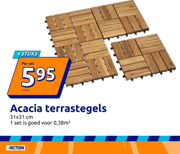 Promotie: Acacia terrastegels