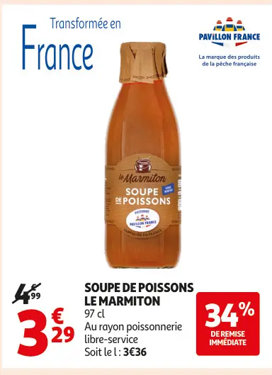Offre: Soupe de poissons