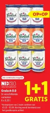Aanbieding: Grolsch 0.0