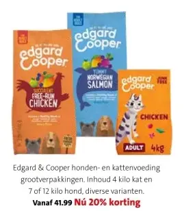 Aanbieding: Edgard & Cooper honden- en kattenvoeding groo