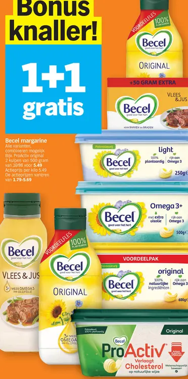 Aanbieding: Becel margarine