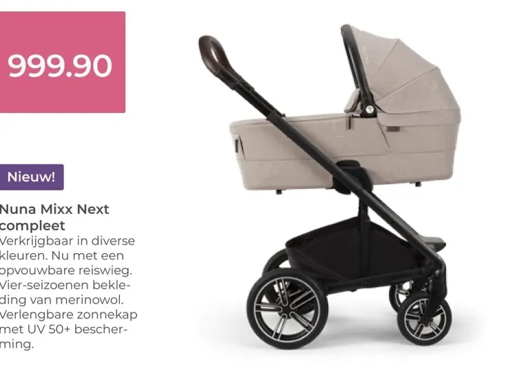 Aanbieding: Nuna Mixx Next compleet