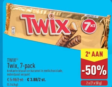 Promotie: Twix, 7-pack
