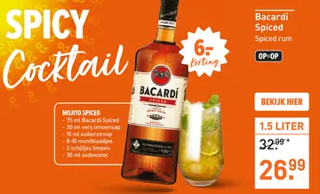 Aanbieding: Bacardi Spiced