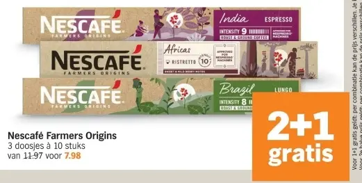 Aanbieding: Nescafé Farmers Origins