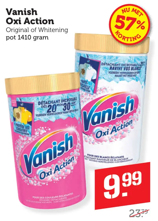 Aanbieding: Vanish Oxi Action