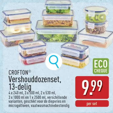 Promotie: Vershouddozenset