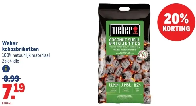 Aanbieding: kokosbriketten