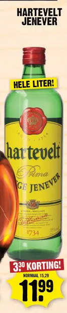 Aanbieding: Hartevelt jenever