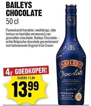 Aanbieding: Baileys Chocolate