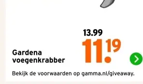 Aanbieding: voegenkrabber