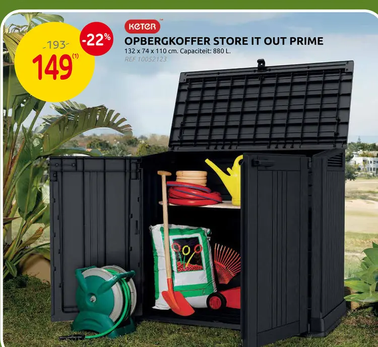 Promotie: Opbergkoffer store it out prime