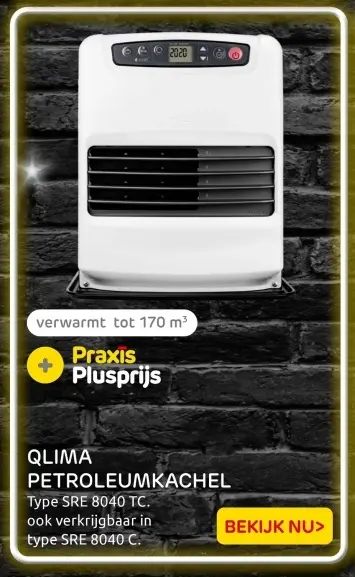 Aanbieding: Qlima Petroleumkachel