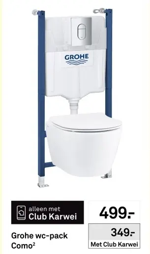 Aanbieding: Grohe wc-pack Como²