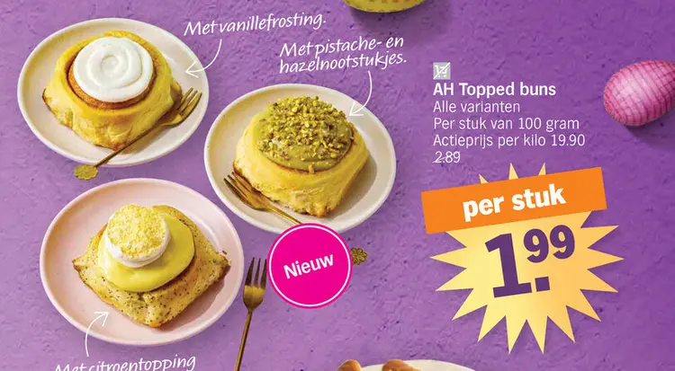 Promotie: Topped buns