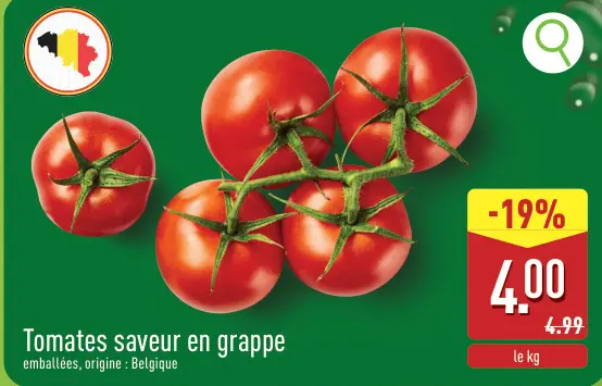 Offre: Tomates saveur en grappe
