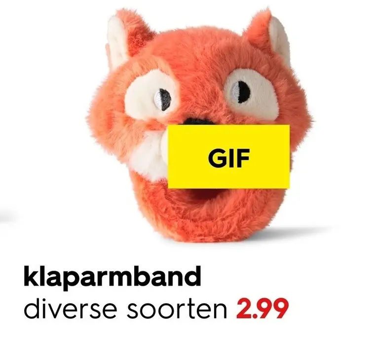 Aanbieding: Klaparmband